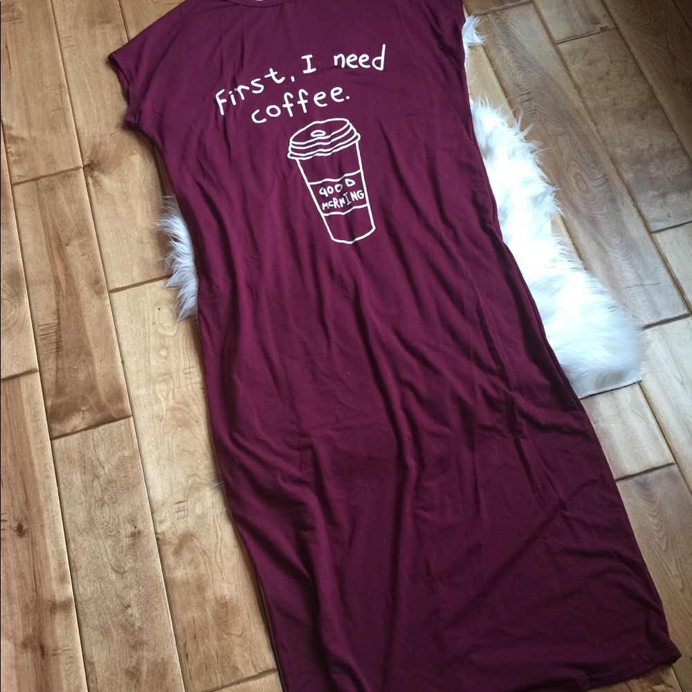 First I Need Coffee Dress - Picture 6 of 8